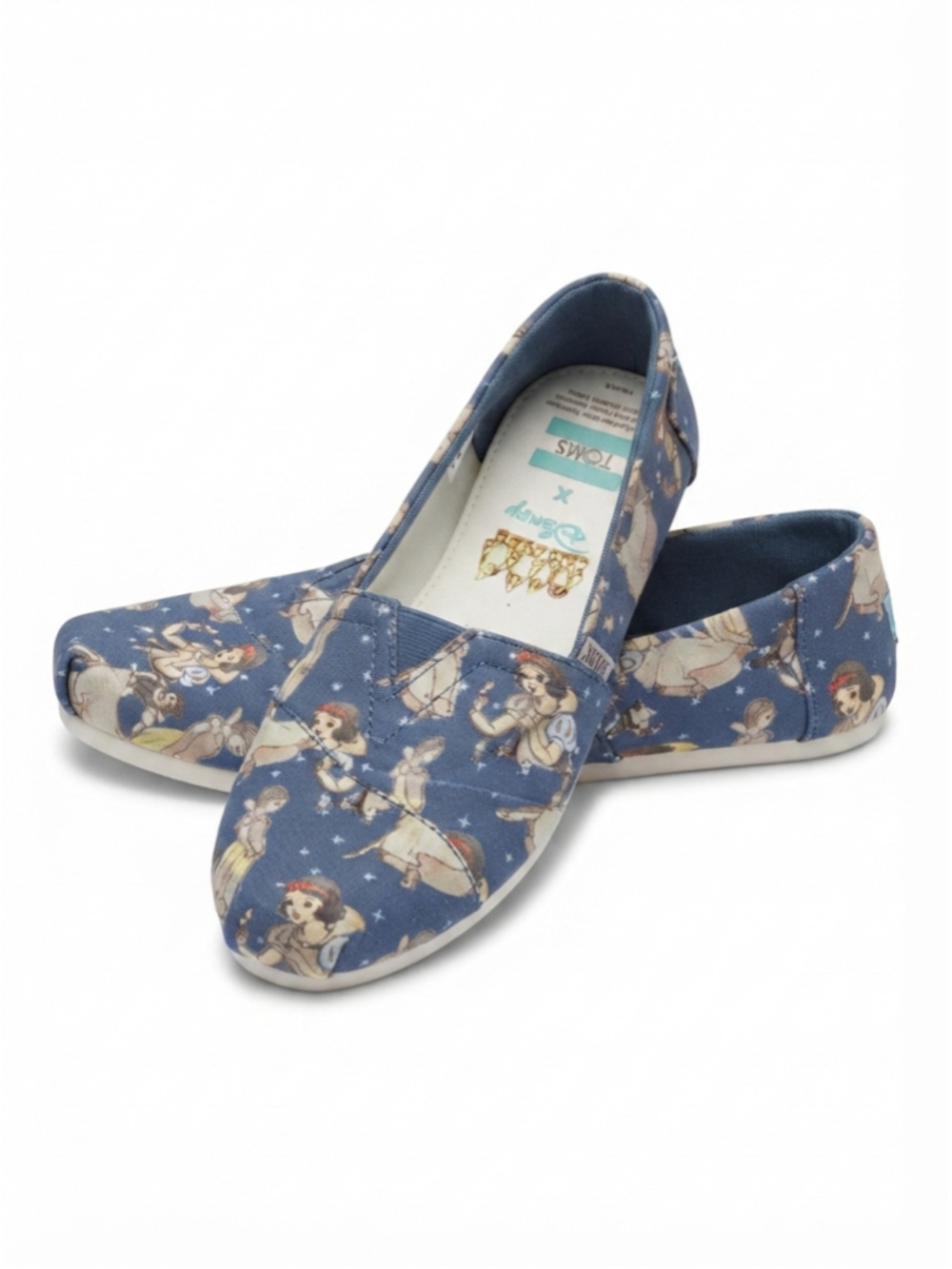 TOMS x Disney limited edition 2018 princess collection Snow White slip on shoes
